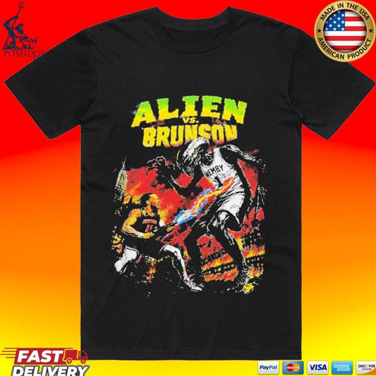 Kiy Studios Alien Vs Brunson New York T-shirt