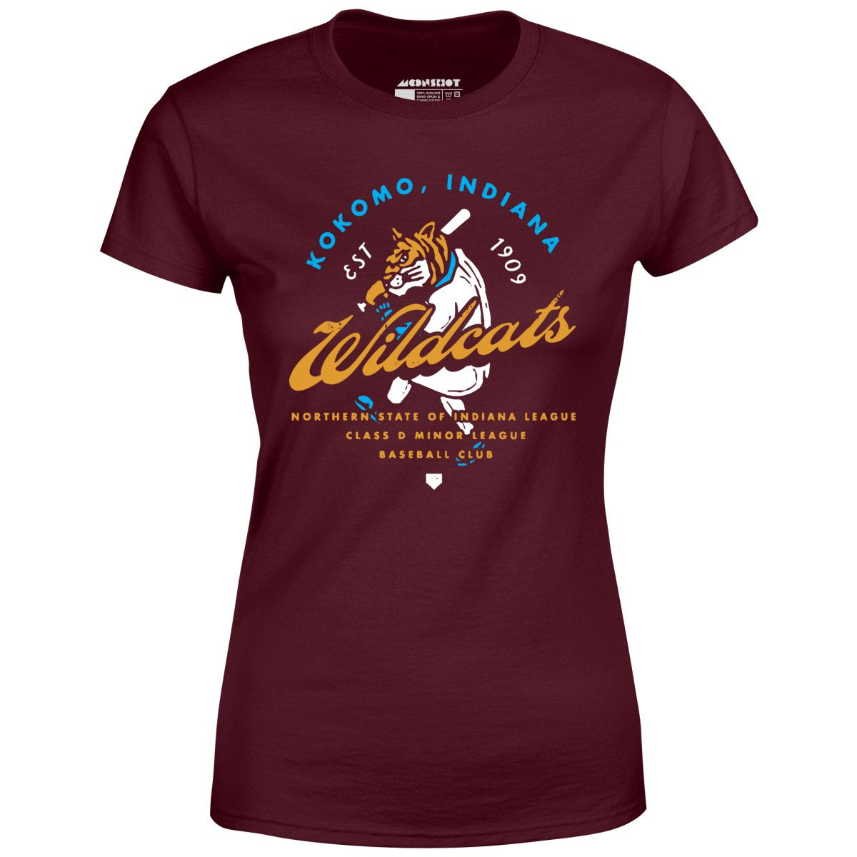 Kokomo Wildcats - Indiana - Vintage Defunct Baseball Teams - Women's T-Shirt