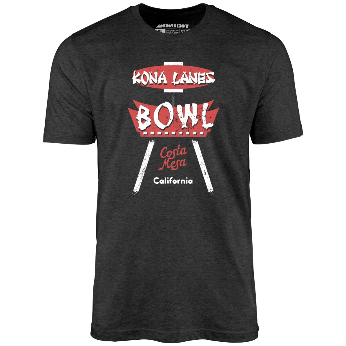 Kona Lanes - Costa Mesa, CA - Vintage Bowling Alley - Unisex T-Shirt