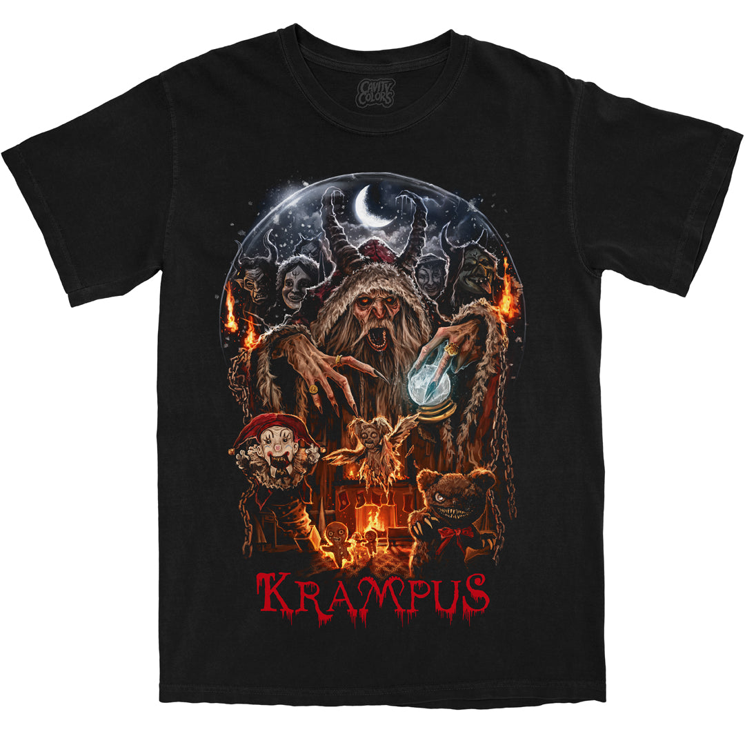 KRAMPUS: SHADOW OF SAINT NICHOLAS - T-SHIRT (COMFORT COLORS) - clothing by TeeHivey.com (Image 1)