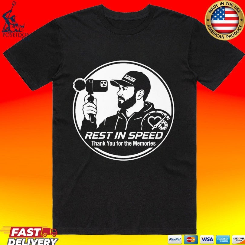 Kyle Loftis Memorial Tribute Rest In Speed Thank You For The Memories T-shirt