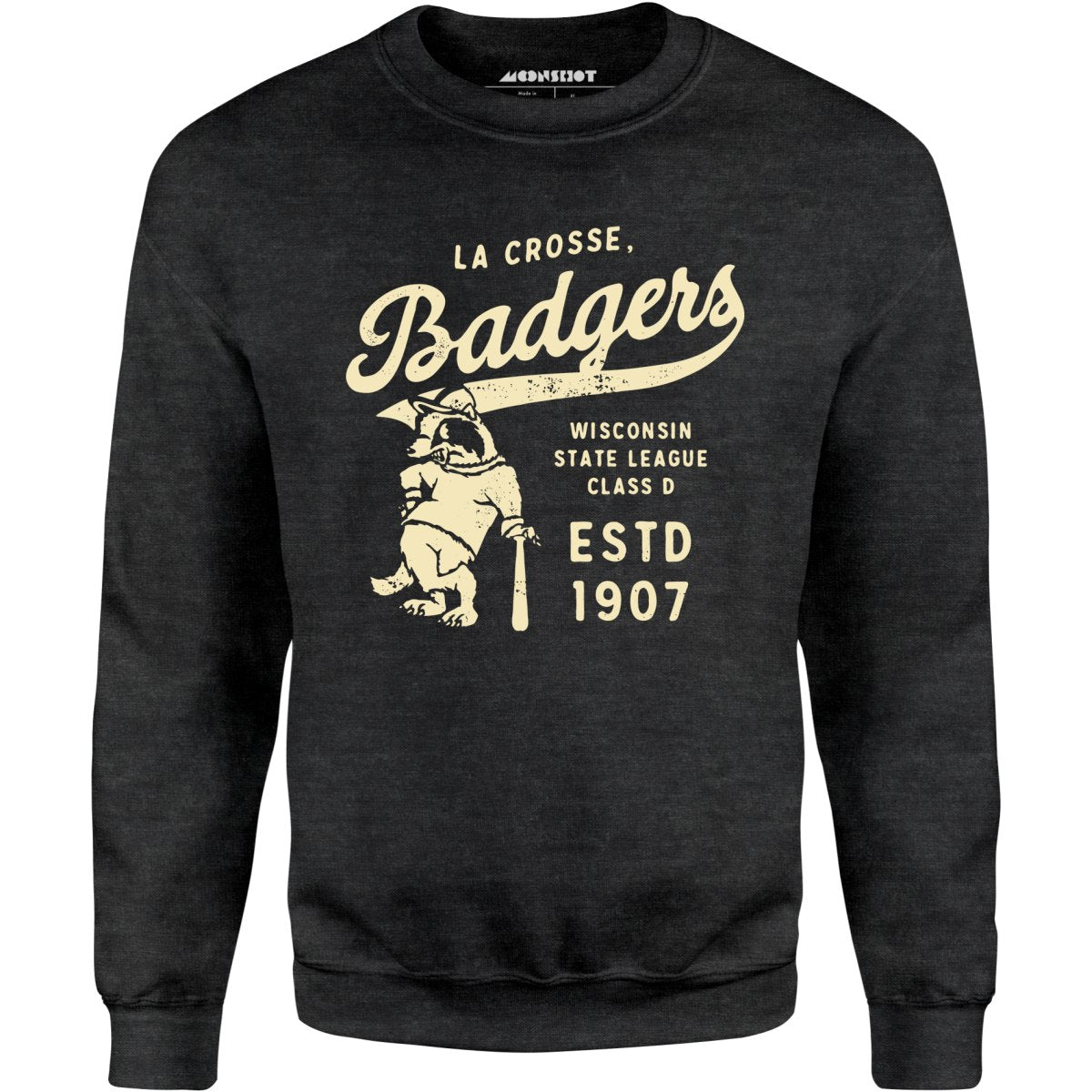 La Crosse Badgers - Wisconsin - Vintage Defunct Baseball Teams - Unisex Sweatshirt