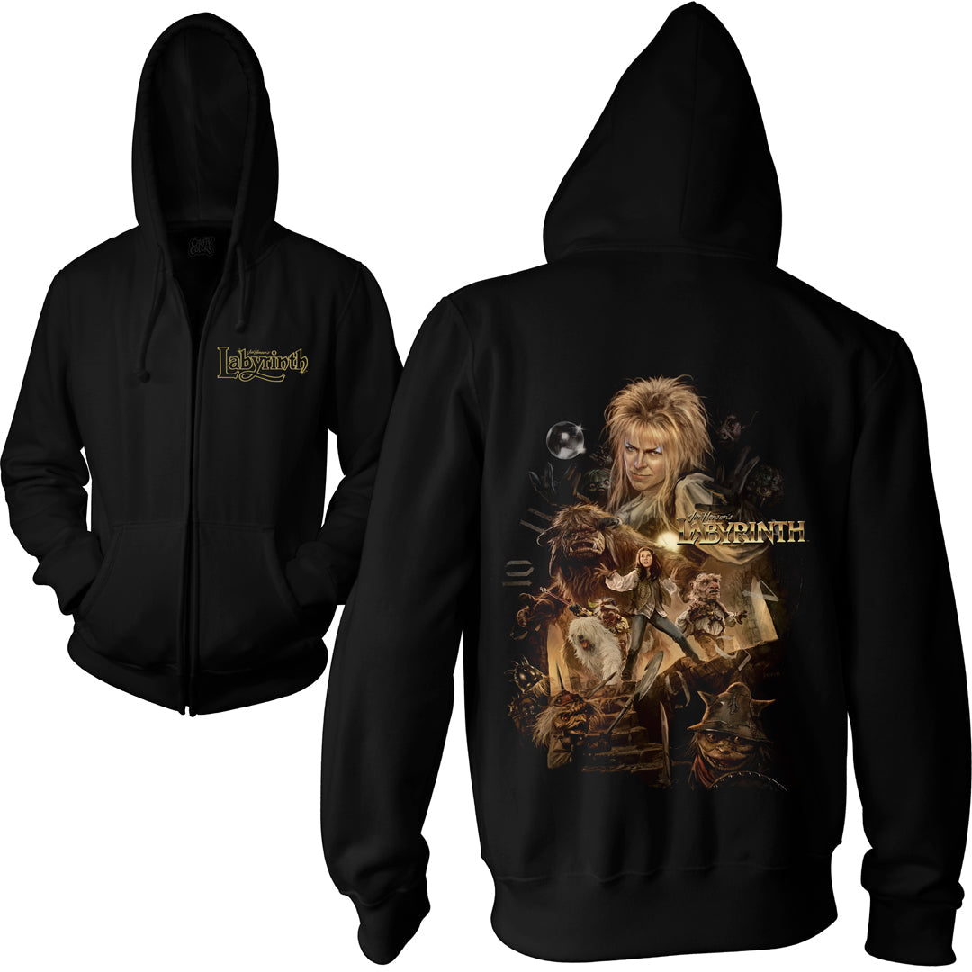 LABYRINTH - ZIP-UP HOODIE