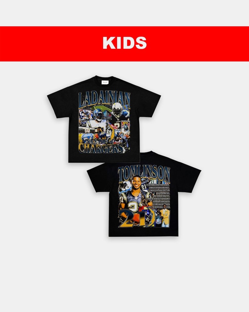 LADAINIAN TOMLINSON 2 DS - KIDS TEE [DS] - clothing by TeeHivey.com (Image 3)