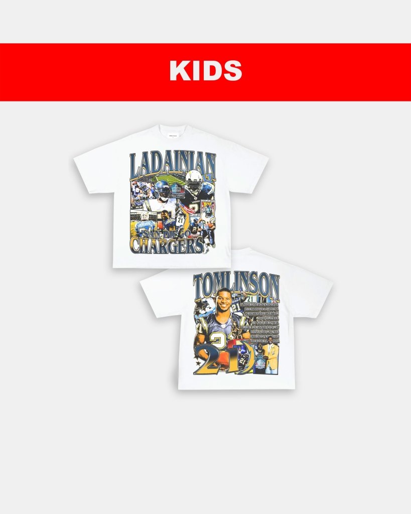 LADAINIAN TOMLINSON 2 DS - KIDS TEE [DS] - clothing by TeeHivey.com (Image 2)