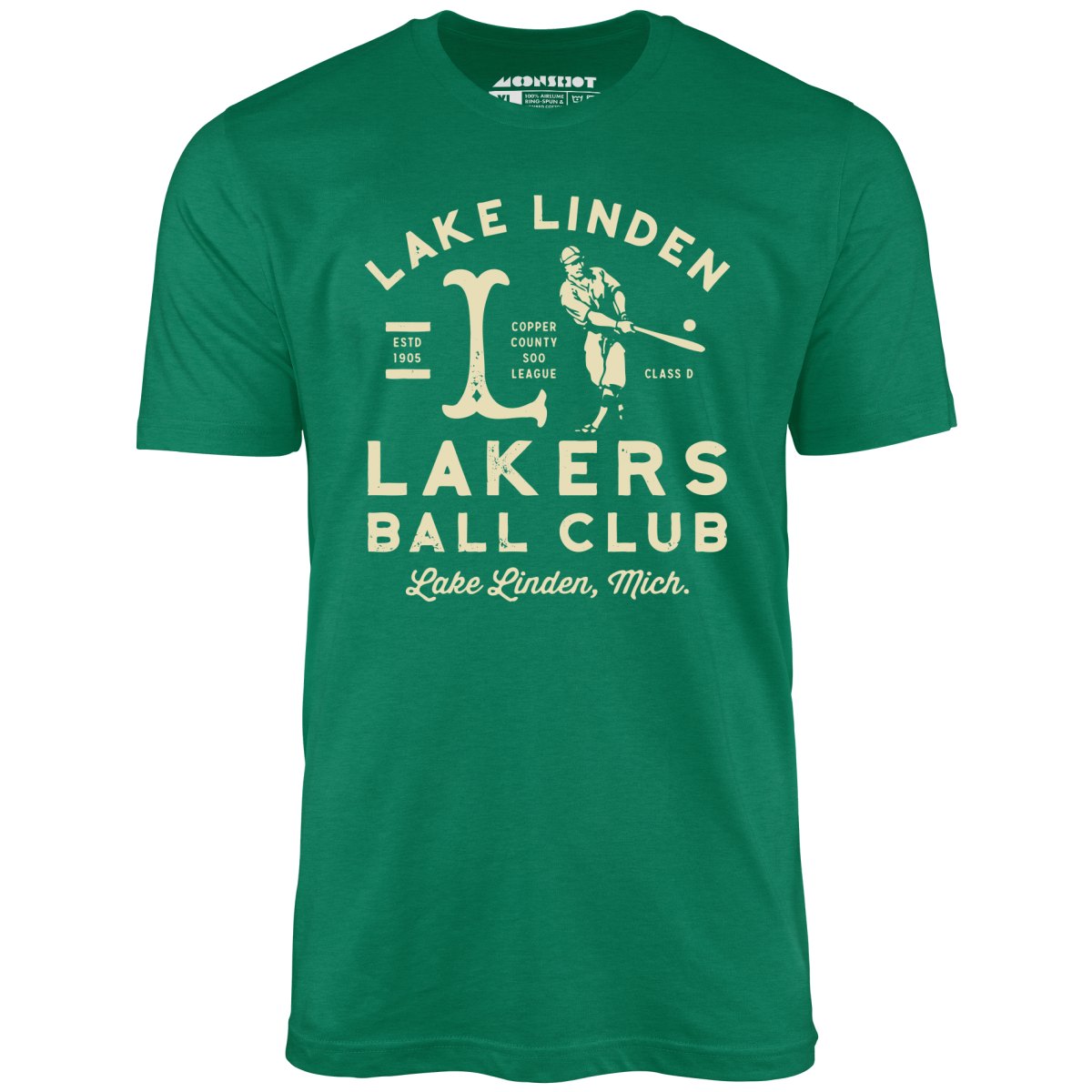 Lake Linden Lakers - Michigan - Vintage Defunct Baseball Teams - Unisex T-Shirt