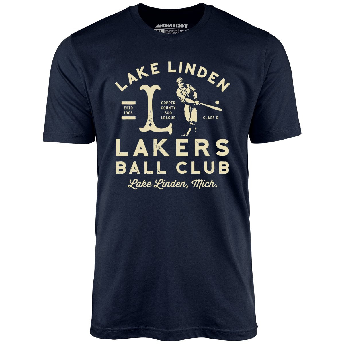 Lake Linden Lakers - Michigan - Vintage Defunct Baseball Teams - Unisex T-Shirt
