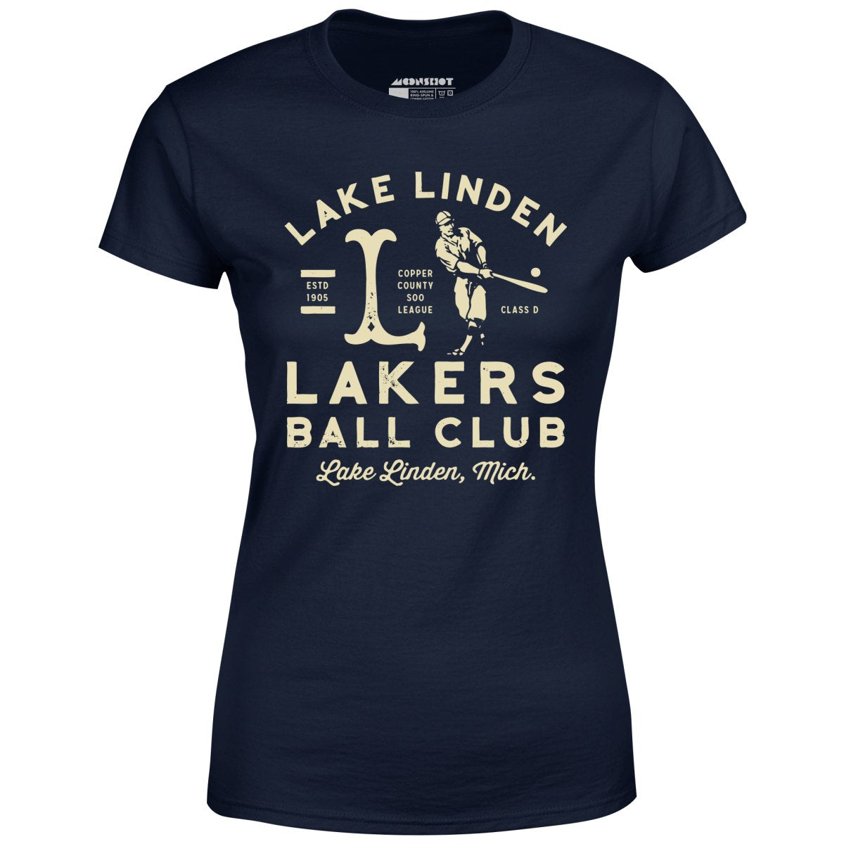 Lake Linden Lakers - Michigan - Vintage Defunct Baseball Teams - Women's T-Shirt