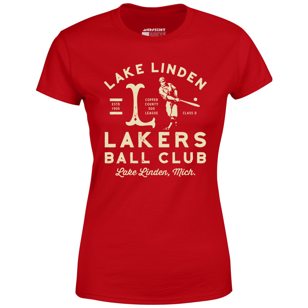Lake Linden Lakers - Michigan - Vintage Defunct Baseball Teams - Women's T-Shirt