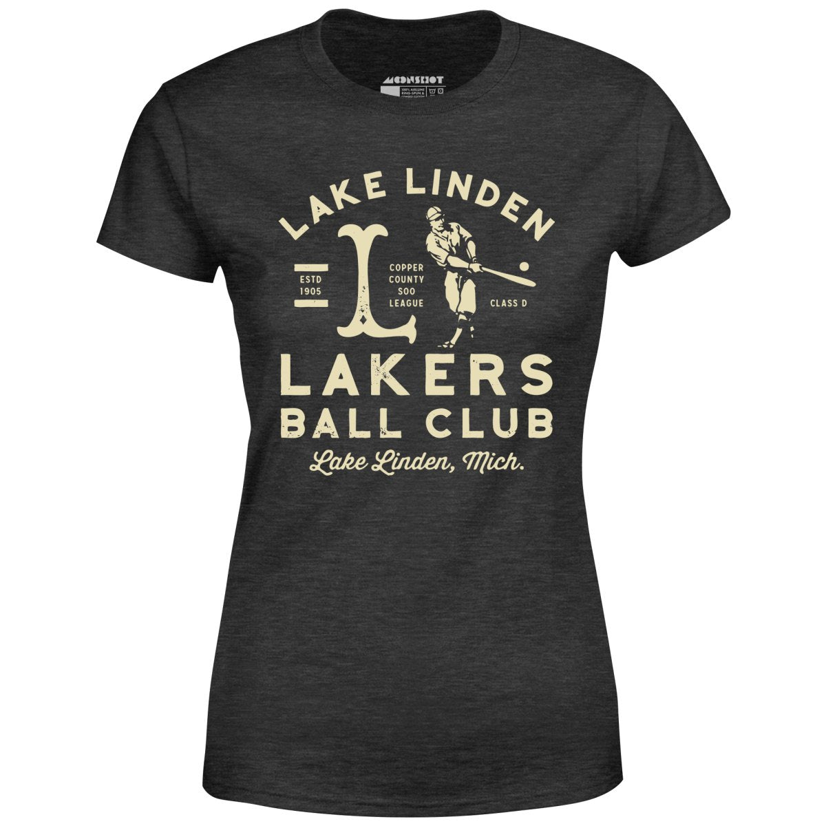 Lake Linden Lakers - Michigan - Vintage Defunct Baseball Teams - Women's T-Shirt