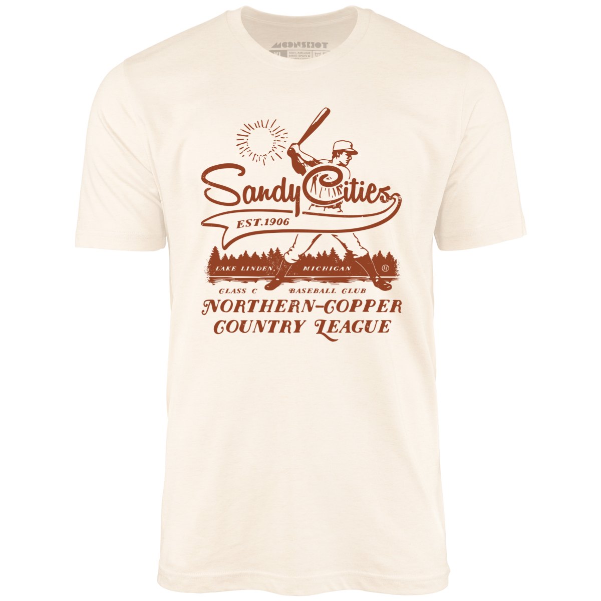 Lake Linden Sandy Cities - Michigan - Vintage Defunct Baseball Teams - Unisex T-Shirt