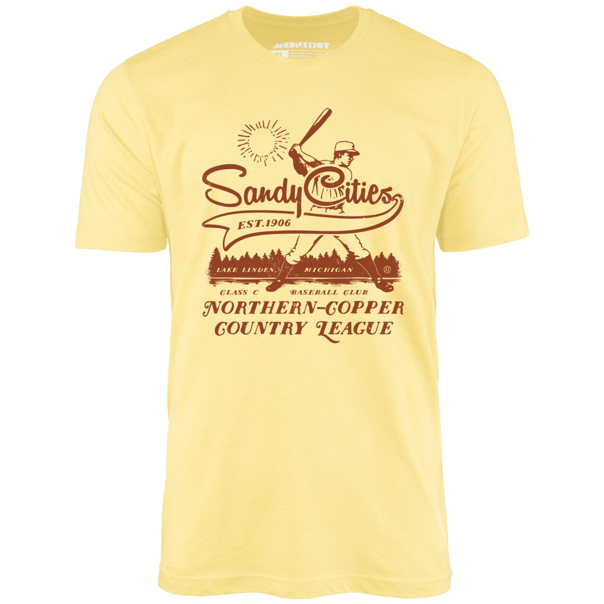 Lake Linden Sandy Cities - Michigan - Vintage Defunct Baseball Teams - Unisex T-Shirt