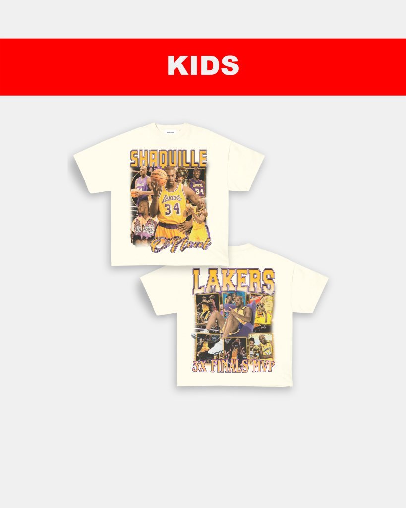 LAkERS SHAQ - KIDS TEE - [DS] - clothing by TeeHivey.com (Image 4)