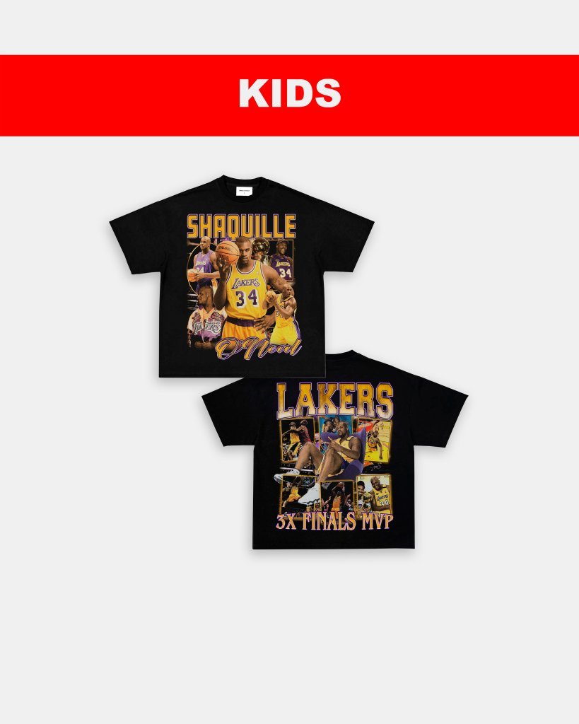 LAkERS SHAQ - KIDS TEE - [DS] - clothing by TeeHivey.com (Image 3)