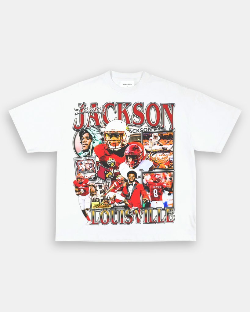 LAMAR JACKSON - LOUISVILLE TEE Style001