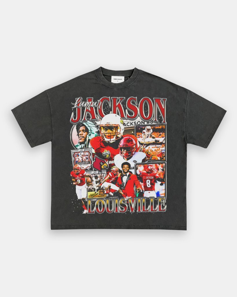 LAMAR JACKSON - LOUISVILLE TEE Style001