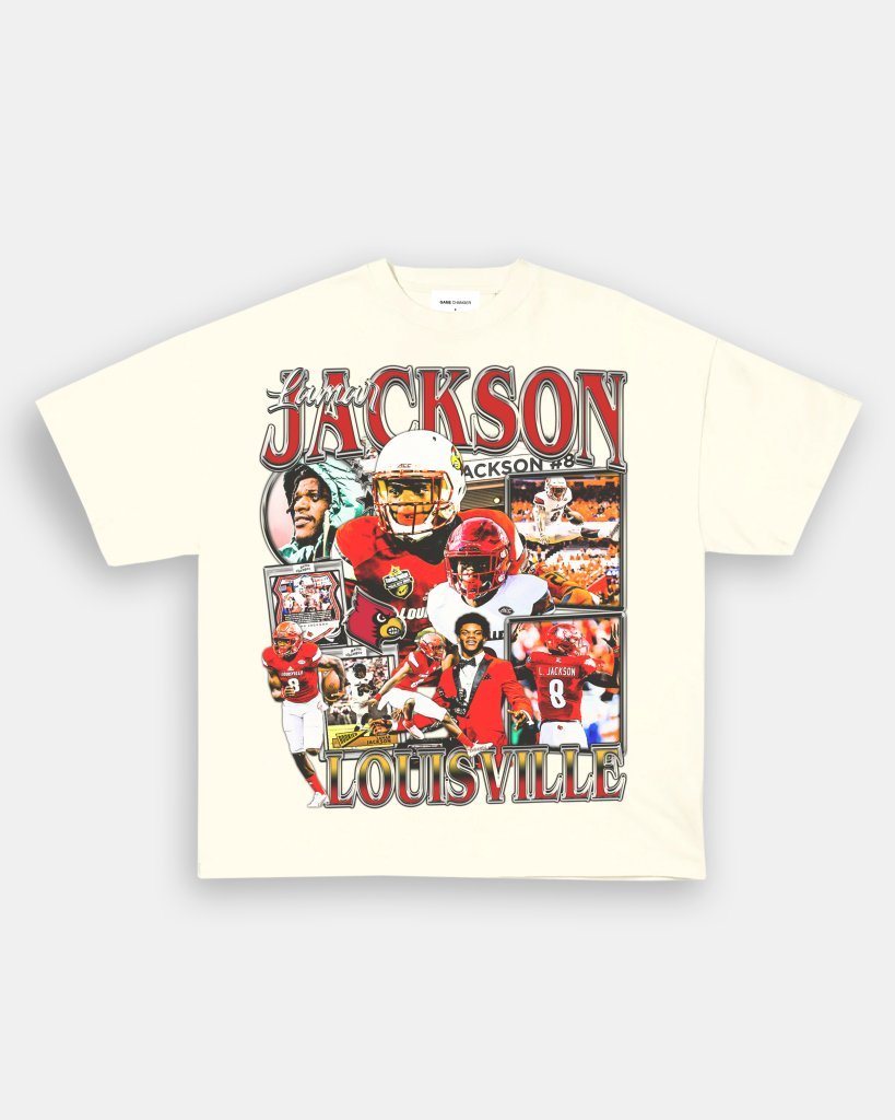 LAMAR JACKSON - LOUISVILLE TEE Style001
