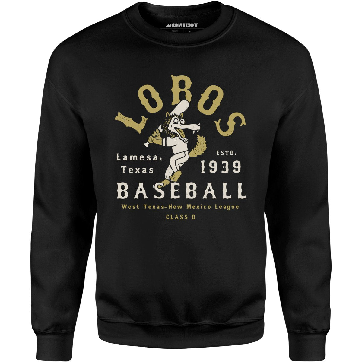 Lamesa Lobos - Texas - Vintage Defunct Baseball Teams - Unisex Sweatshirt