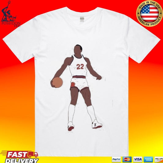 Larry Nance Jr. Wearing Larry Nance Dunk T-shirt