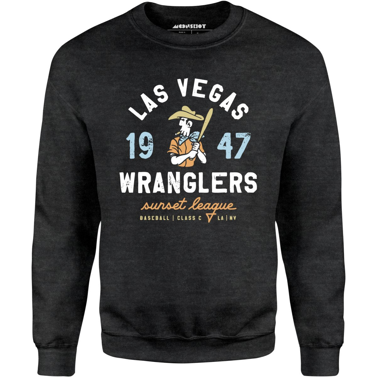 Las Vegas Wranglers - Nevada - Vintage Defunct Baseball Teams - Unisex Sweatshirt