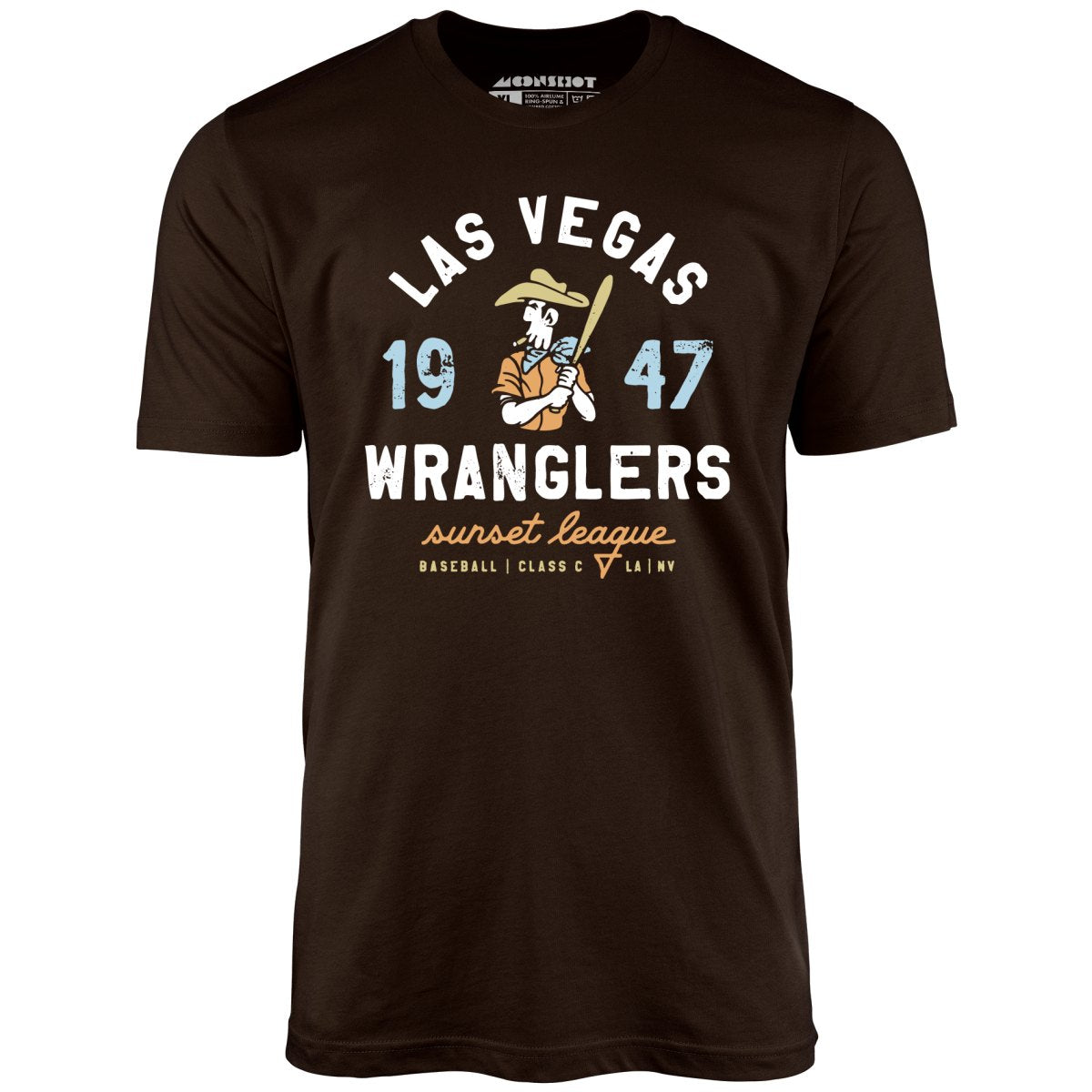 Las Vegas Wranglers - Nevada - Vintage Defunct Baseball Teams - Unisex T-Shirt