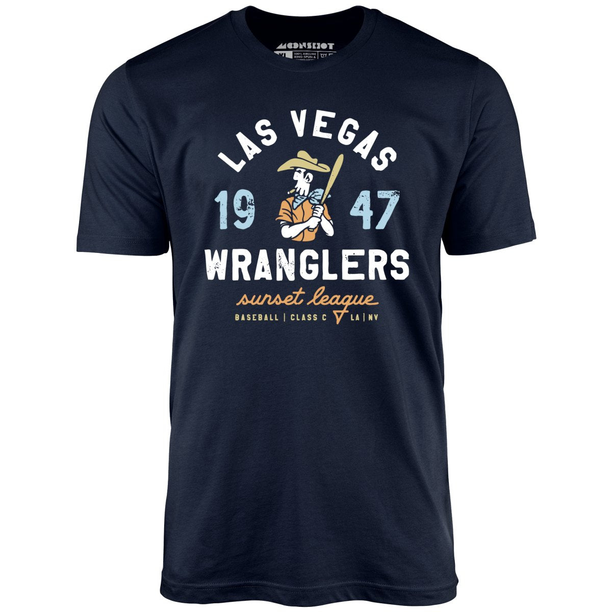 Las Vegas Wranglers - Nevada - Vintage Defunct Baseball Teams - Unisex T-Shirt