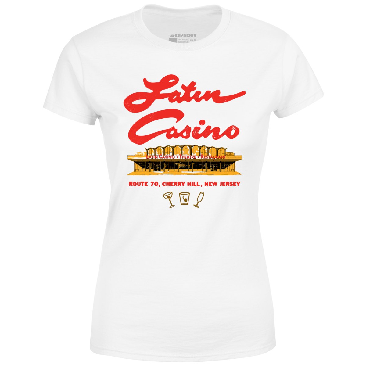 Latin Casino v3 - Cherry Hill, NJ - Vintage Nightclub - Women's T-Shirt