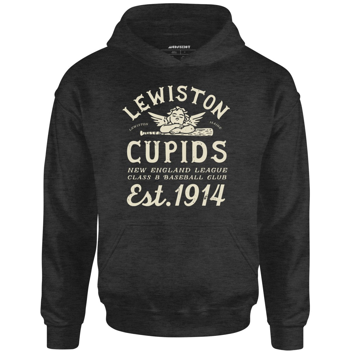 Lewiston Cupids - Maine - Vintage Defunct Baseball Teams - Unisex Hoodie