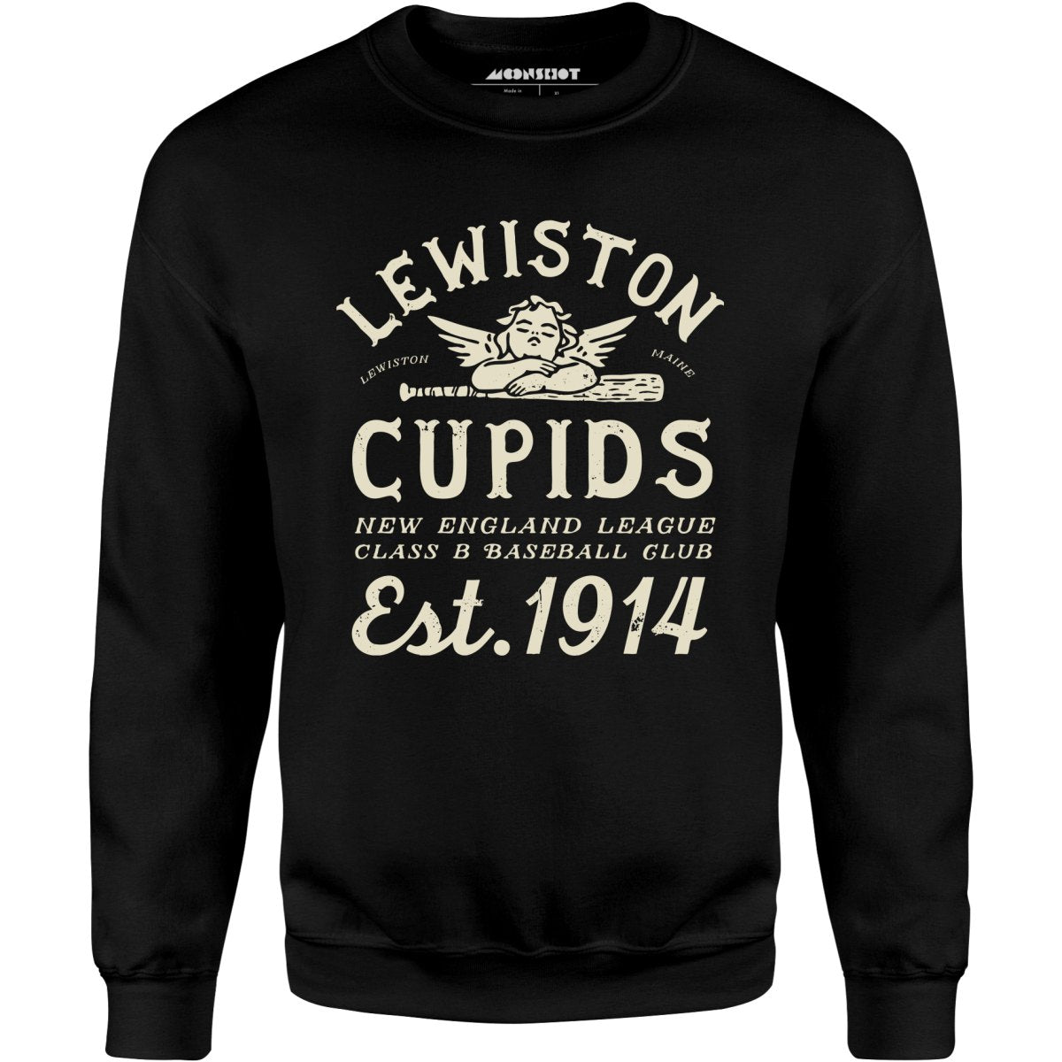 Lewiston Cupids - Maine - Vintage Defunct Baseball Teams - Unisex Sweatshirt