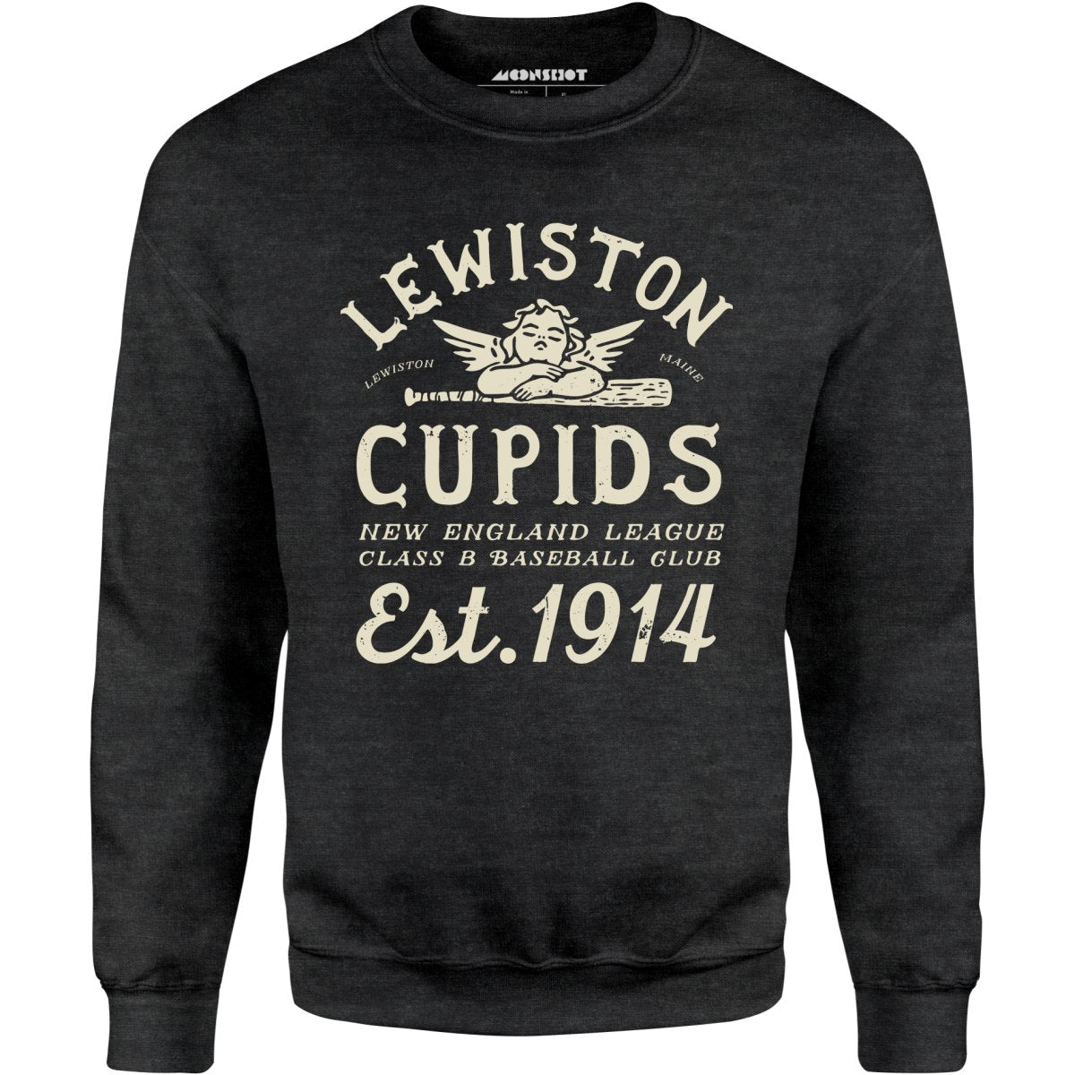Lewiston Cupids - Maine - Vintage Defunct Baseball Teams - Unisex Sweatshirt