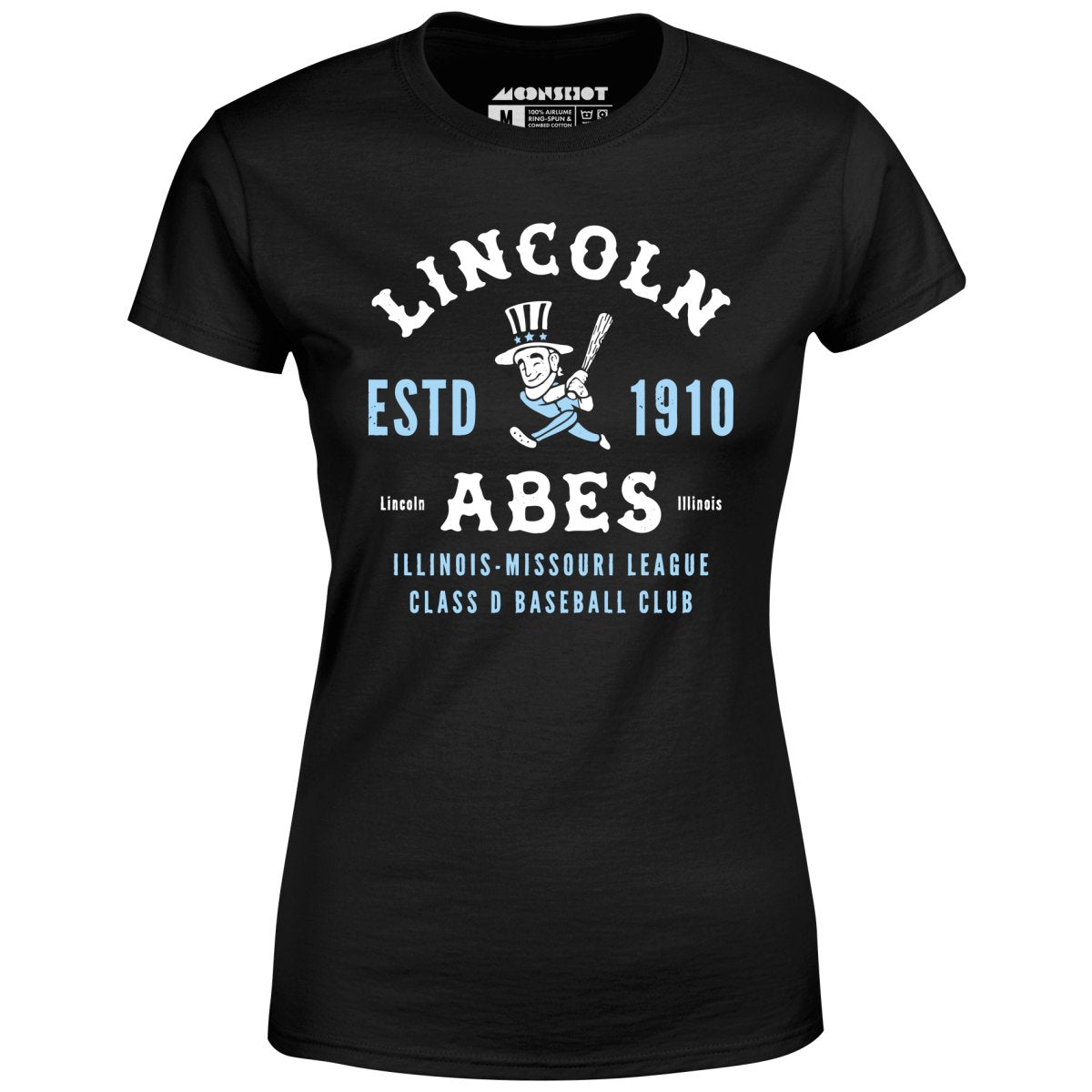 Lincoln Abes - Illinois - Vintage Defunct Baseball Teams - Women's T-Shirt