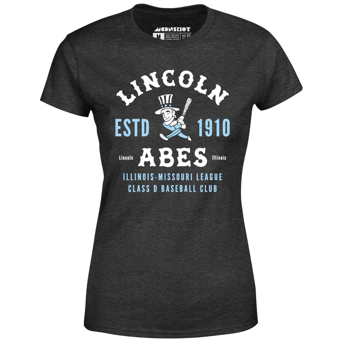 Lincoln Abes - Illinois - Vintage Defunct Baseball Teams - Women's T-Shirt