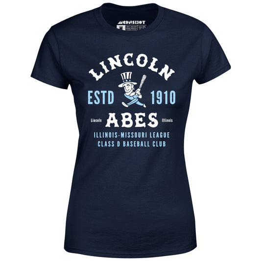 Lincoln Abes - Illinois - Vintage Defunct Baseball Teams - Women's T-Shirt