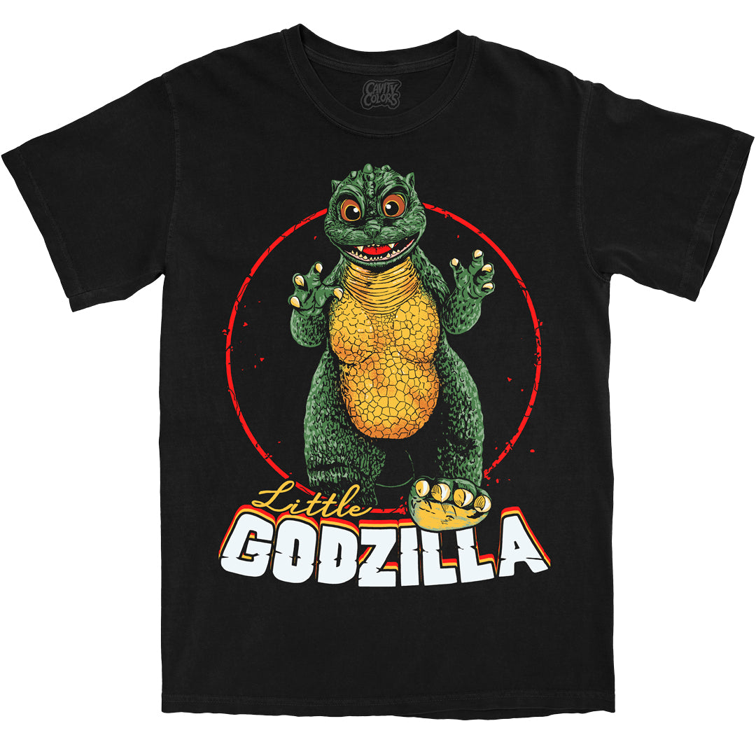 LITTLE GODZILLA - T-SHIRT (COMFORT COLORS) - clothing by TeeHivey.com (Image 1)