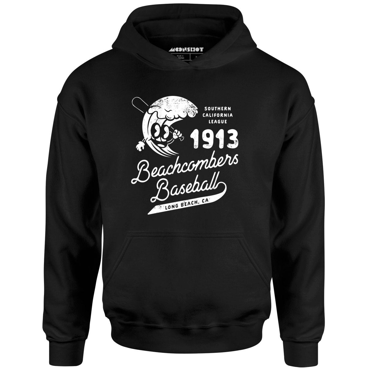 Long Beach Beachcombers - California - Vintage Defunct Baseball Teams - Unisex Hoodie