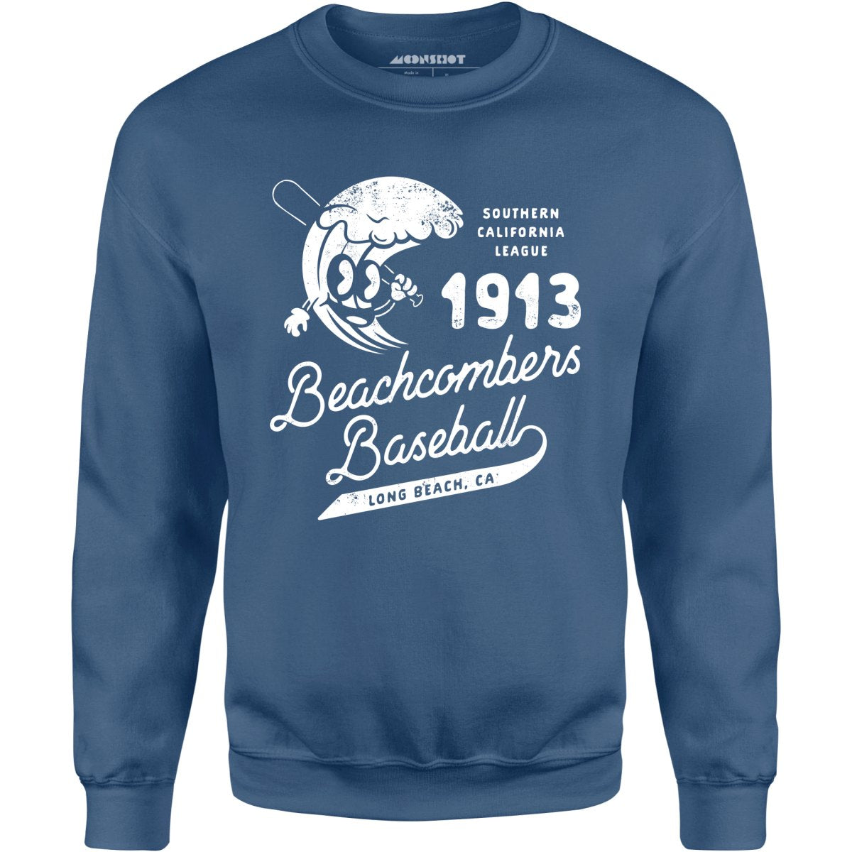 Long Beach Beachcombers - California - Vintage Defunct Baseball Teams - Unisex Sweatshirt