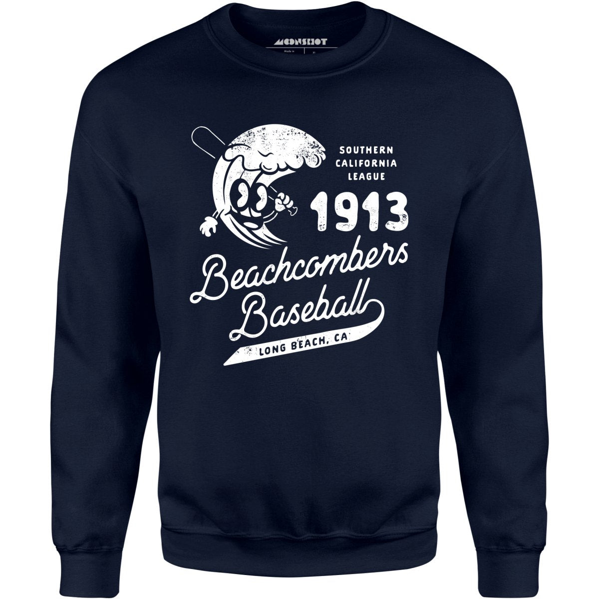 Long Beach Beachcombers - California - Vintage Defunct Baseball Teams - Unisex Sweatshirt