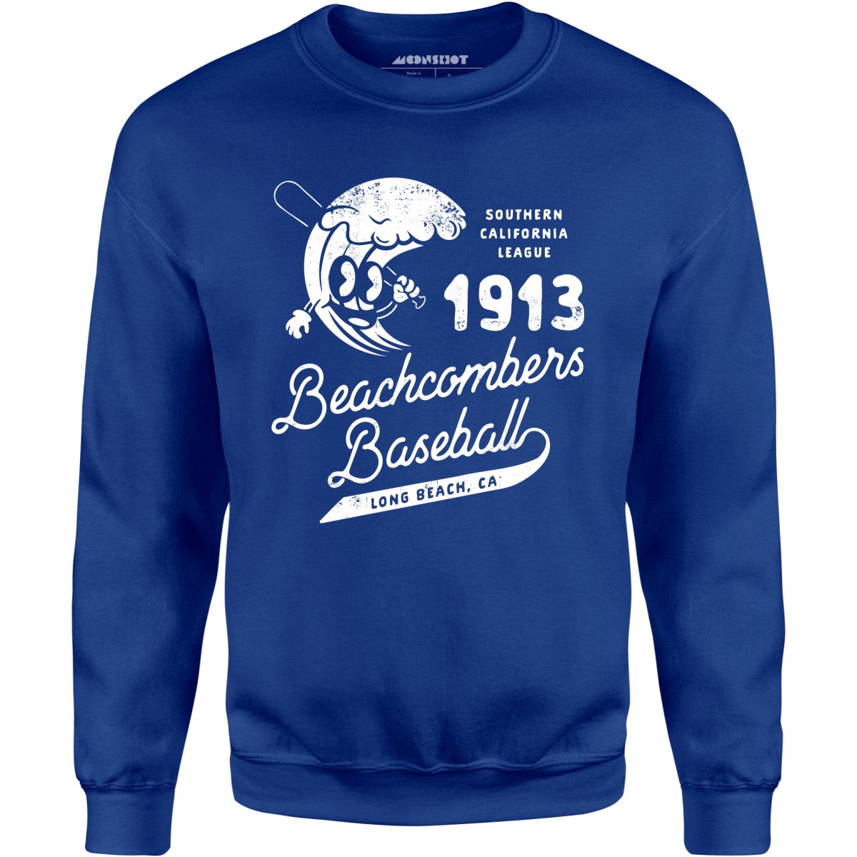 Long Beach Beachcombers - California - Vintage Defunct Baseball Teams - Unisex Sweatshirt