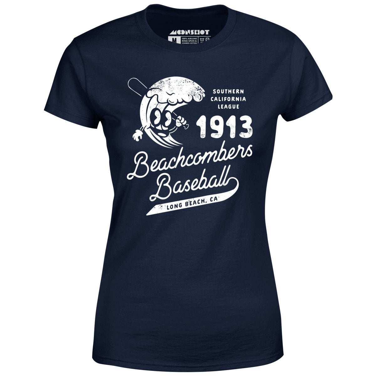 Long Beach Beachcombers - California - Vintage Defunct Baseball Teams - Women's T-Shirt