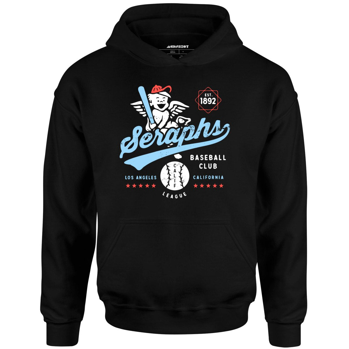 Los Angeles Seraphs - California - Vintage Defunct Baseball Teams - Unisex Hoodie