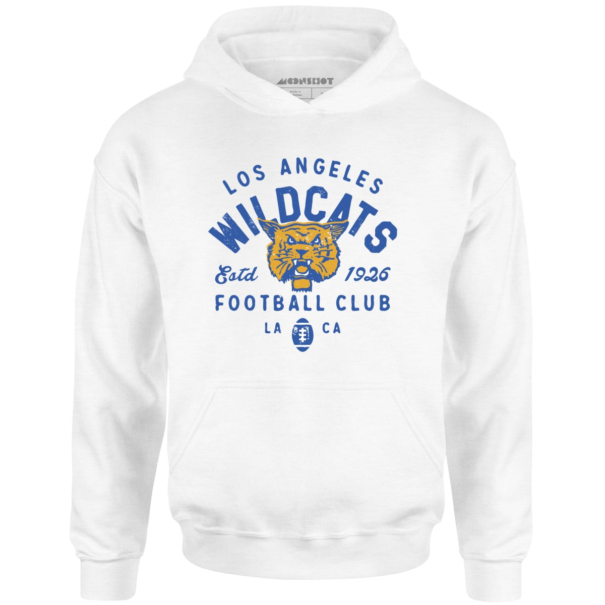 Los Angeles Wildcats - California - Vintage Defunct Football Teams - Unisex Hoodie