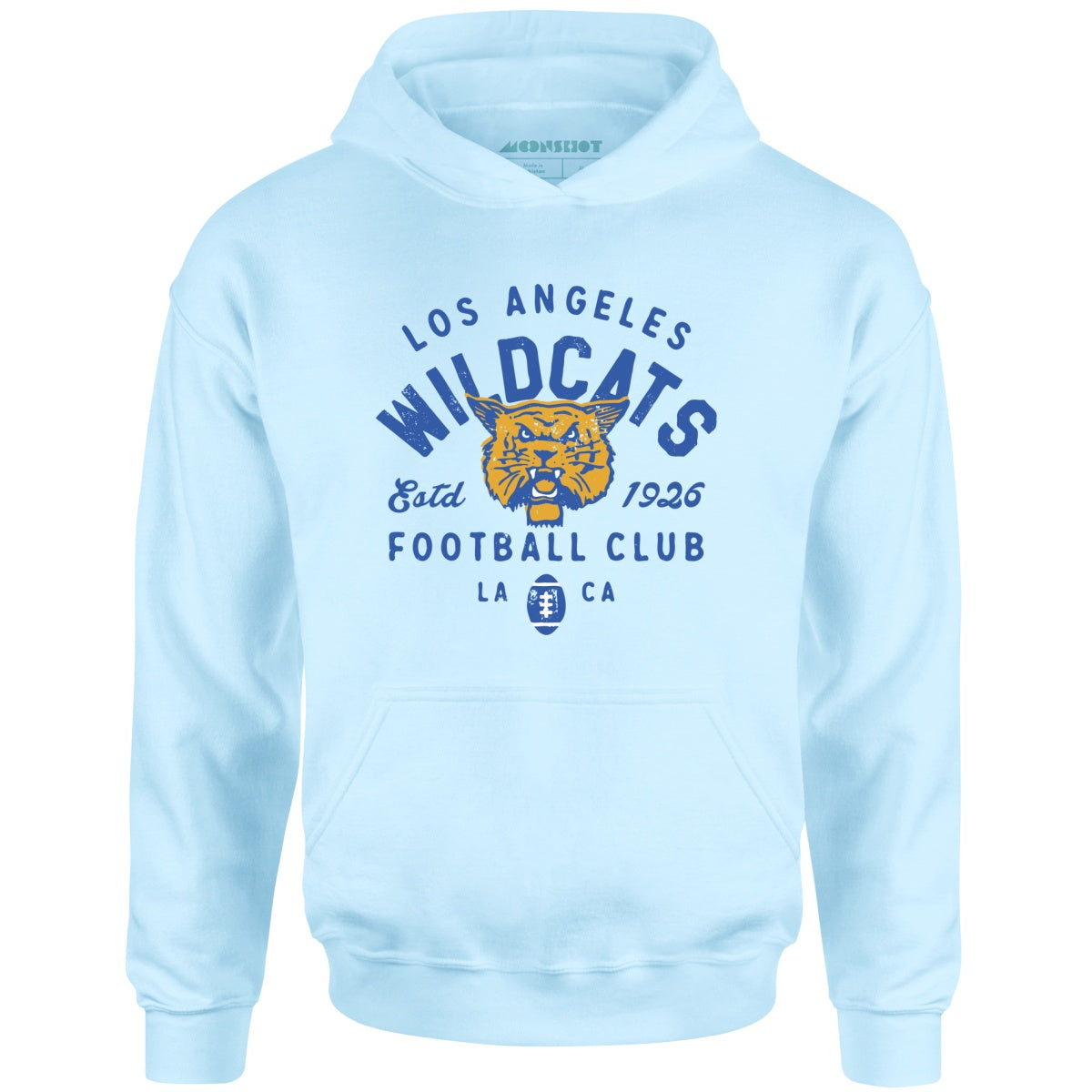 Los Angeles Wildcats - California - Vintage Defunct Football Teams - Unisex Hoodie