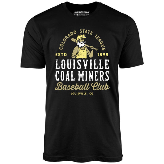 Louisville Coal Miners - Colorado - Vintage Defunct Baseball Teams - Unisex T-Shirt