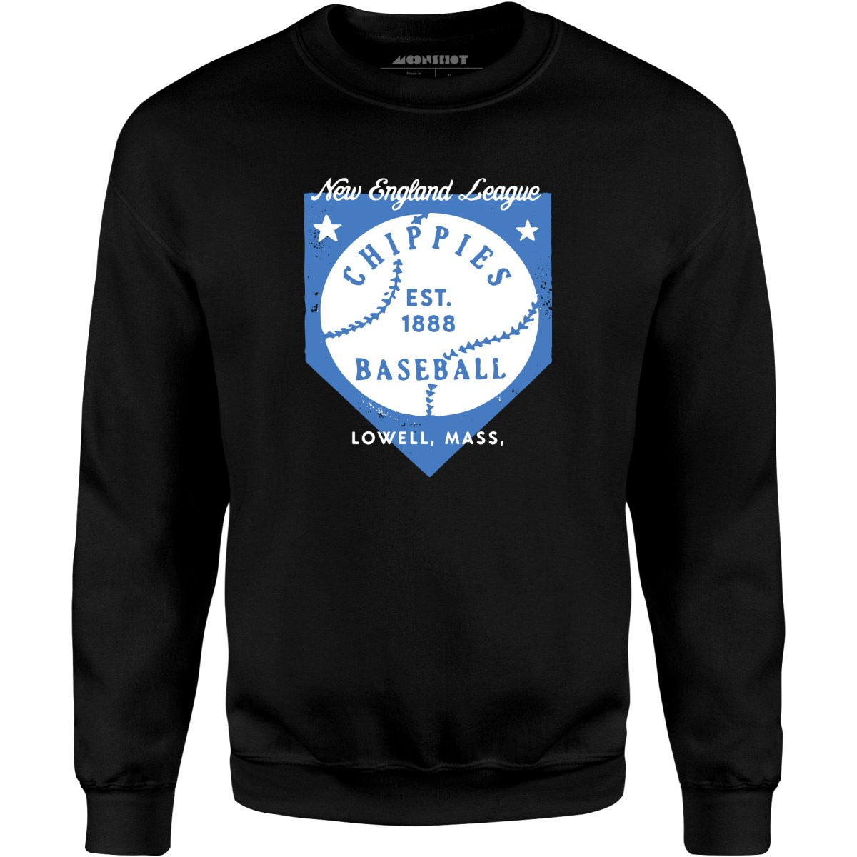 Lowell Chippies - Massachusetts - Vintage Defunct Baseball Teams - Unisex Sweatshirt