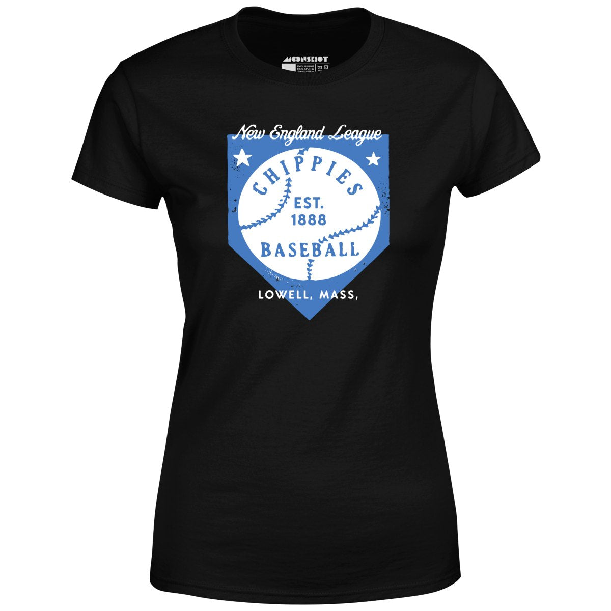 Lowell Chippies - Massachusetts - Vintage Defunct Baseball Teams - Women's T-Shirt