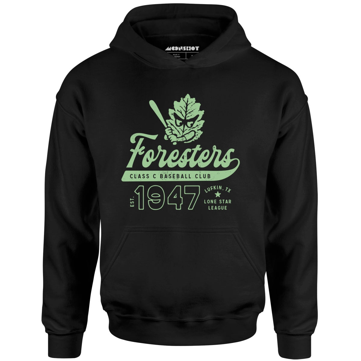 Lufkin Foresters - Texas - Vintage Defunct Baseball Teams - Unisex Hoodie