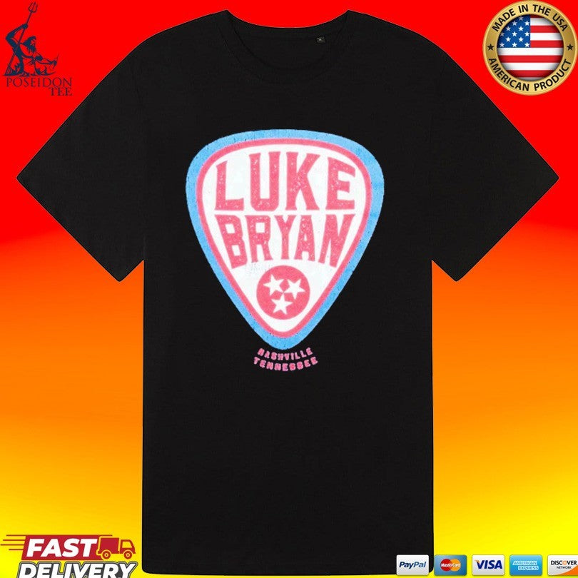 Luke Bryan Nashville Tennesse Pick T-shirt