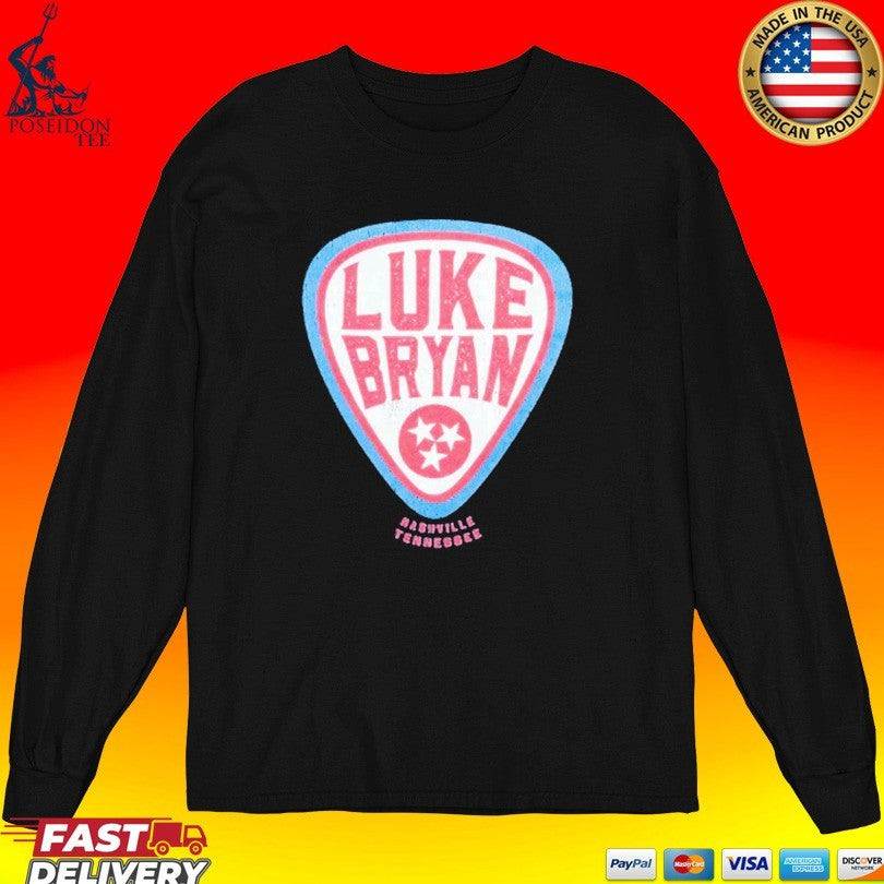 Luke Bryan Nashville Tennesse Pick T-shirt