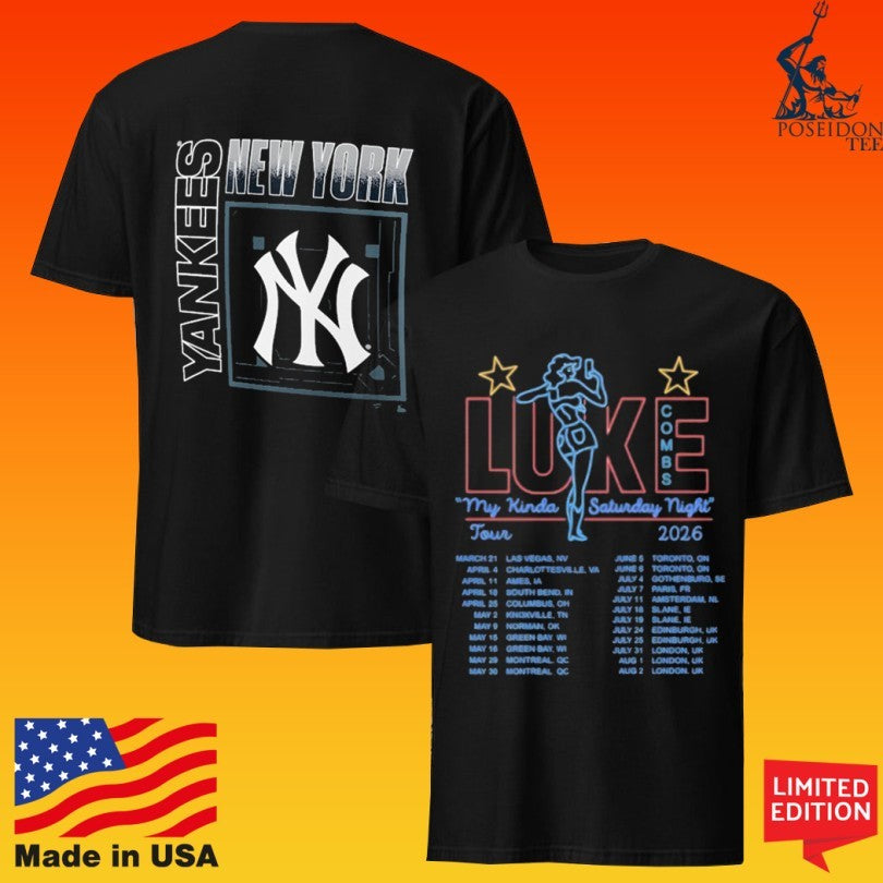 Luke Combs My Kinda Saturday Night Tour 2026 T-shirt