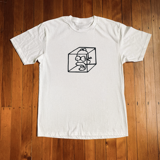 TREEHOUSE OF HORROR '3D HOMER' WHITE T-SHIRT